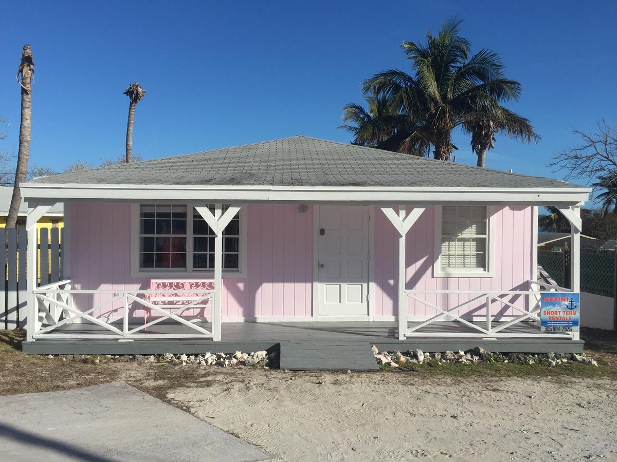 Bimini Seaside Villas - Pink Cottage With Beach View Alice Town  Dış mekan fotoğraf